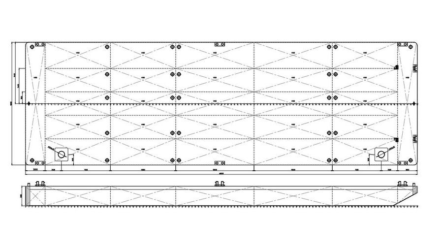60 x 19 Flattop Barge - Image 1