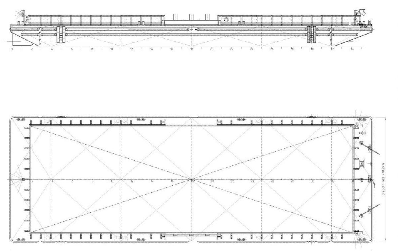 55 x 18m Rock Barge - Image 1