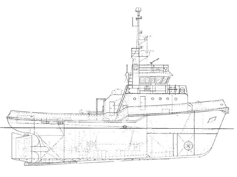 35t BP Single Screw Tug - Tugboats