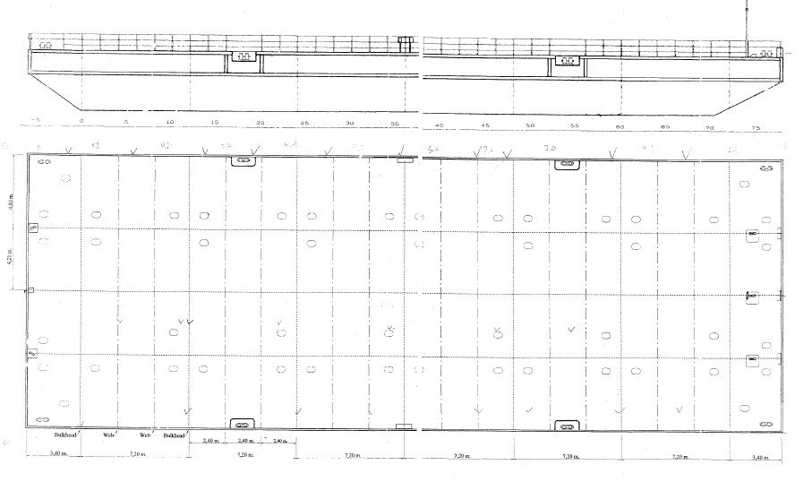 50 x 18m Flattop Barge - Image 1