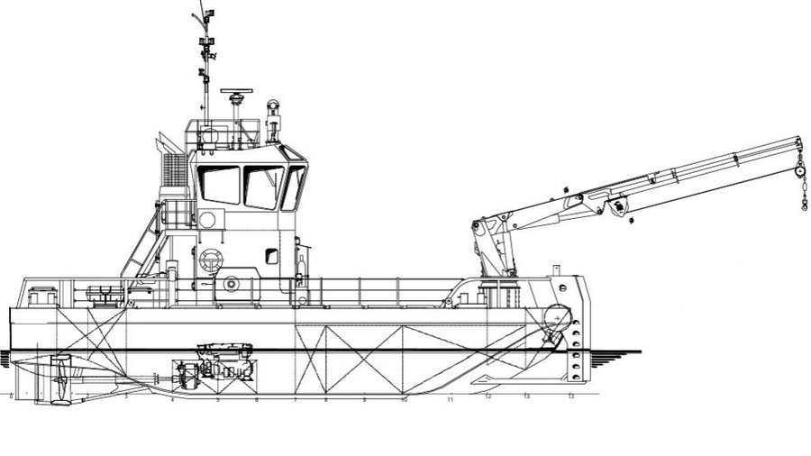 1908 Damen Multicat - Image 1
