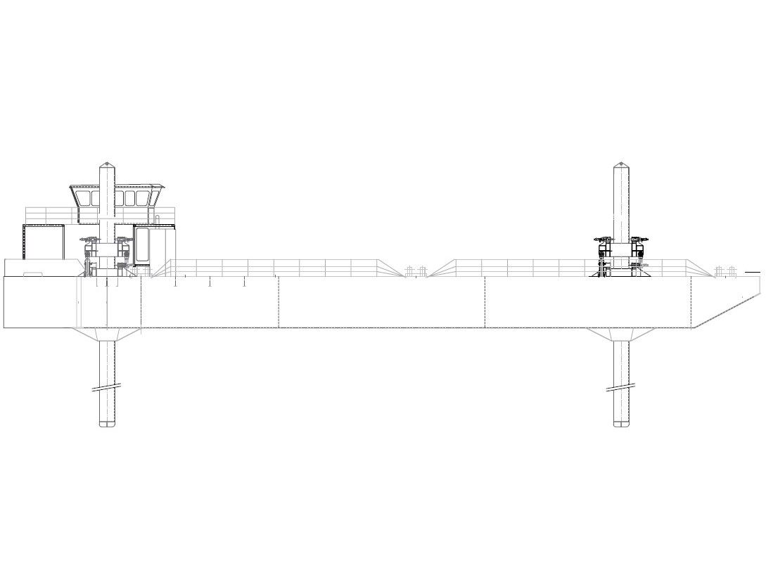 15m Depth Backhoe Dredger - Dredgers