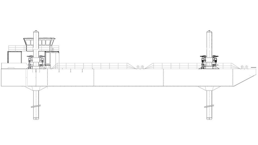 15m Depth Backhoe Dredger - Image 1