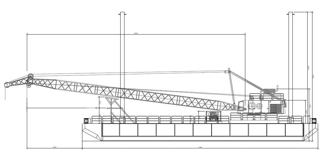 80t Cranebarge - Image 1