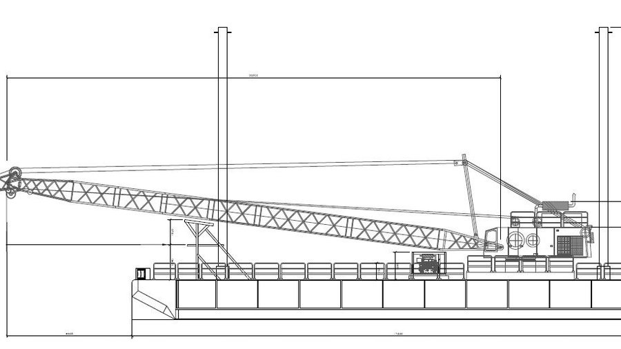 80t Cranebarge - Image 1