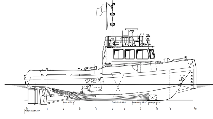 Damen Stantug 1605 - Image 1