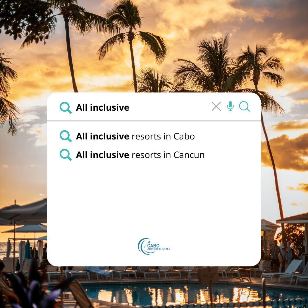 búsqueda: hoteles todo incluído en Cancun y Los Cabos