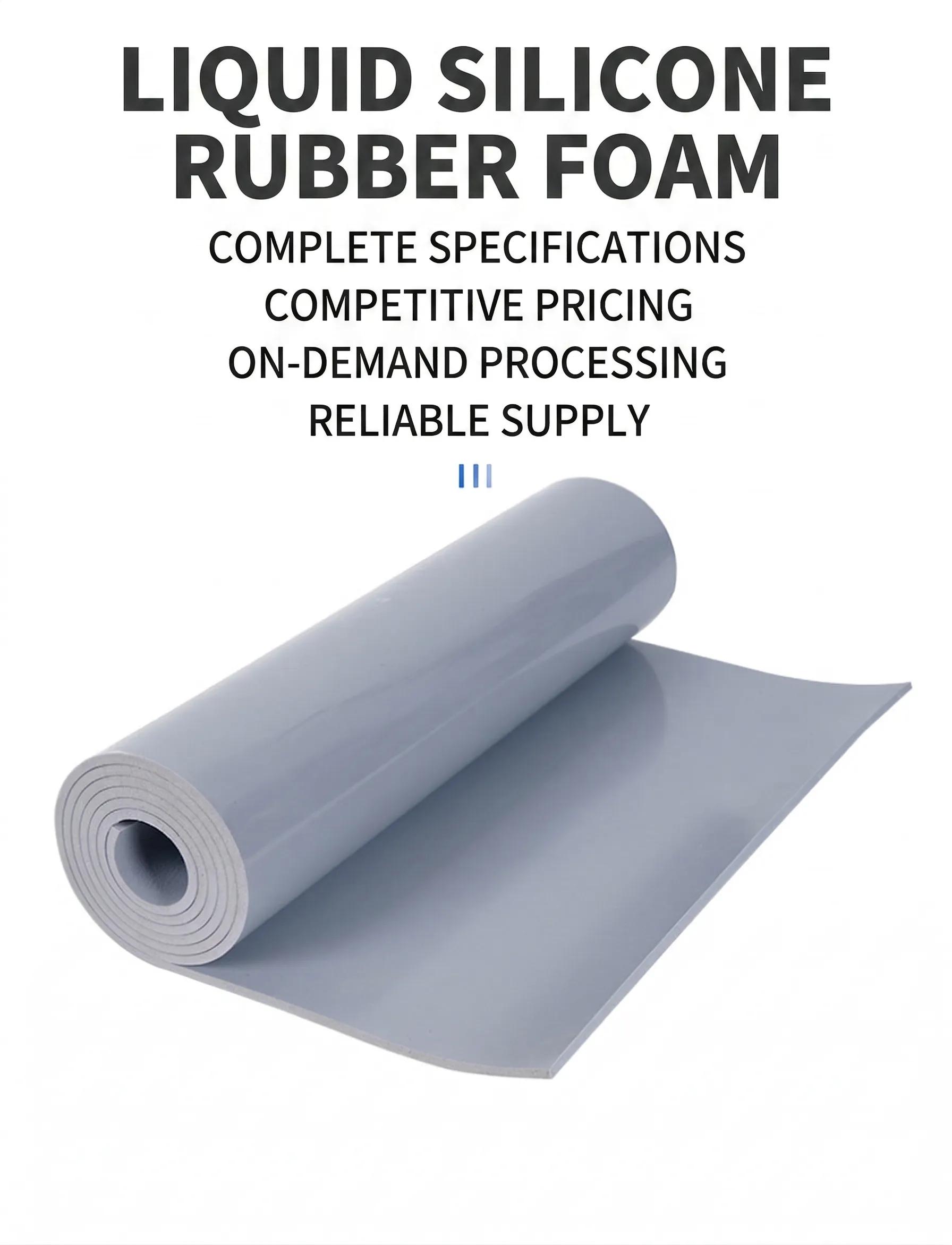 High resilience liquid silicone foam