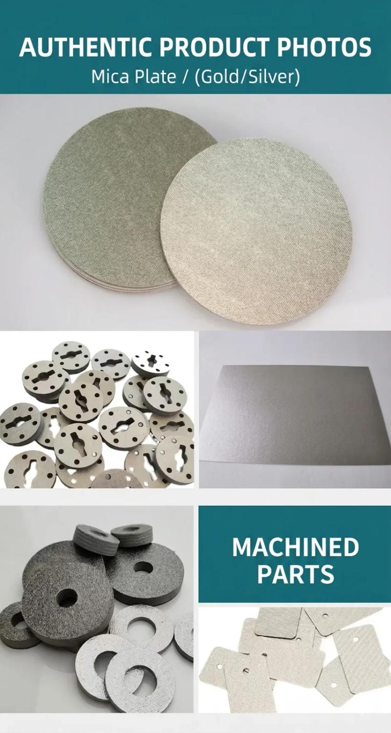 High-temperature fire barrier mica sheet
