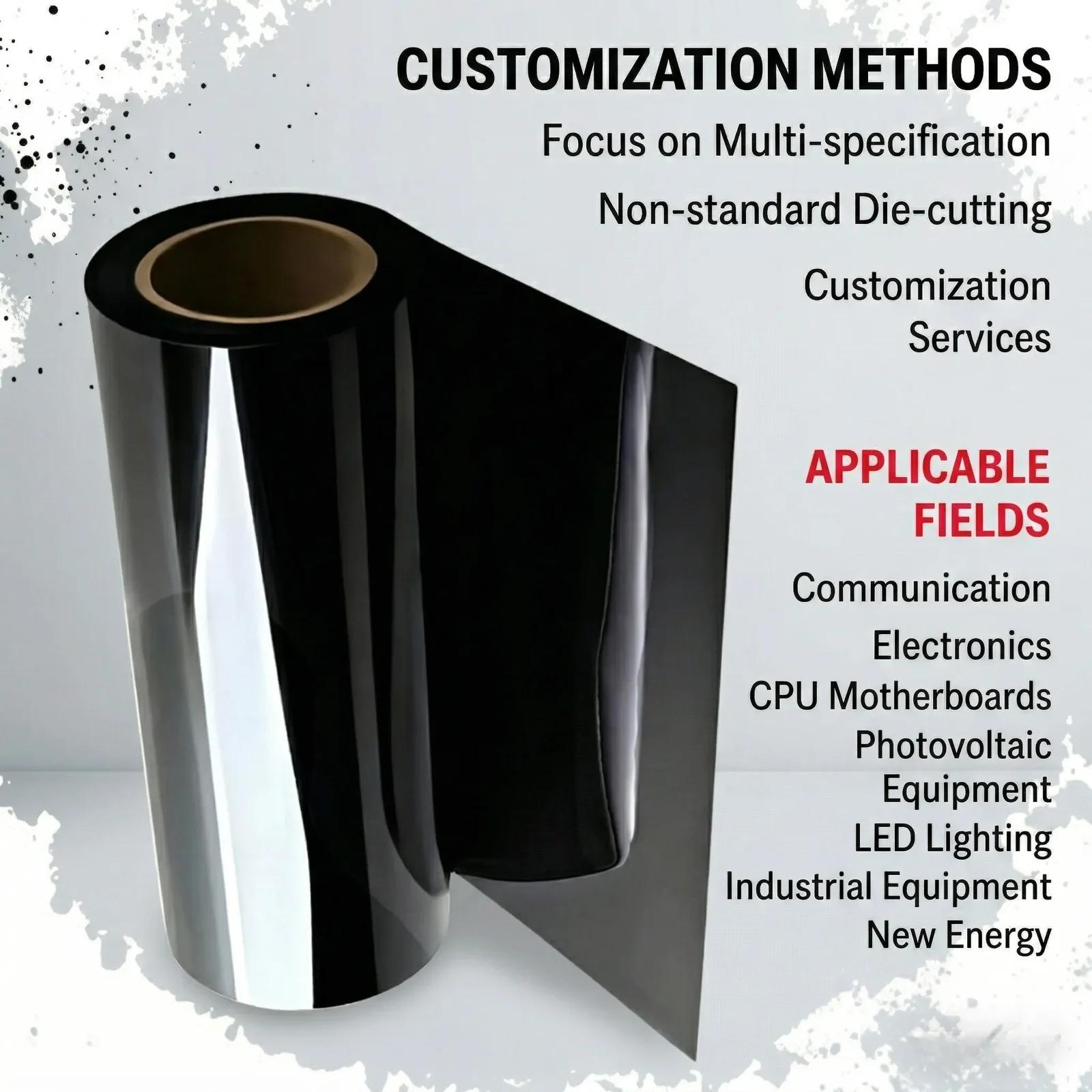 Synthetic graphite sheet for heat spreading