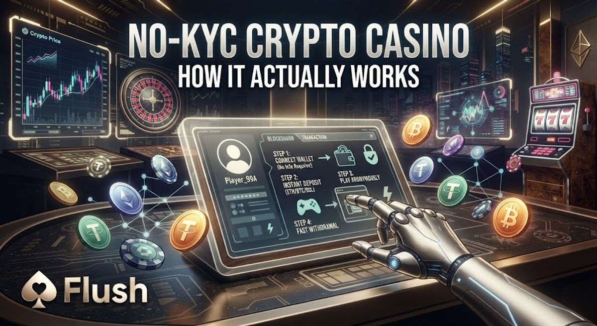 No-KYC Crypto Casino: How It Actually Works