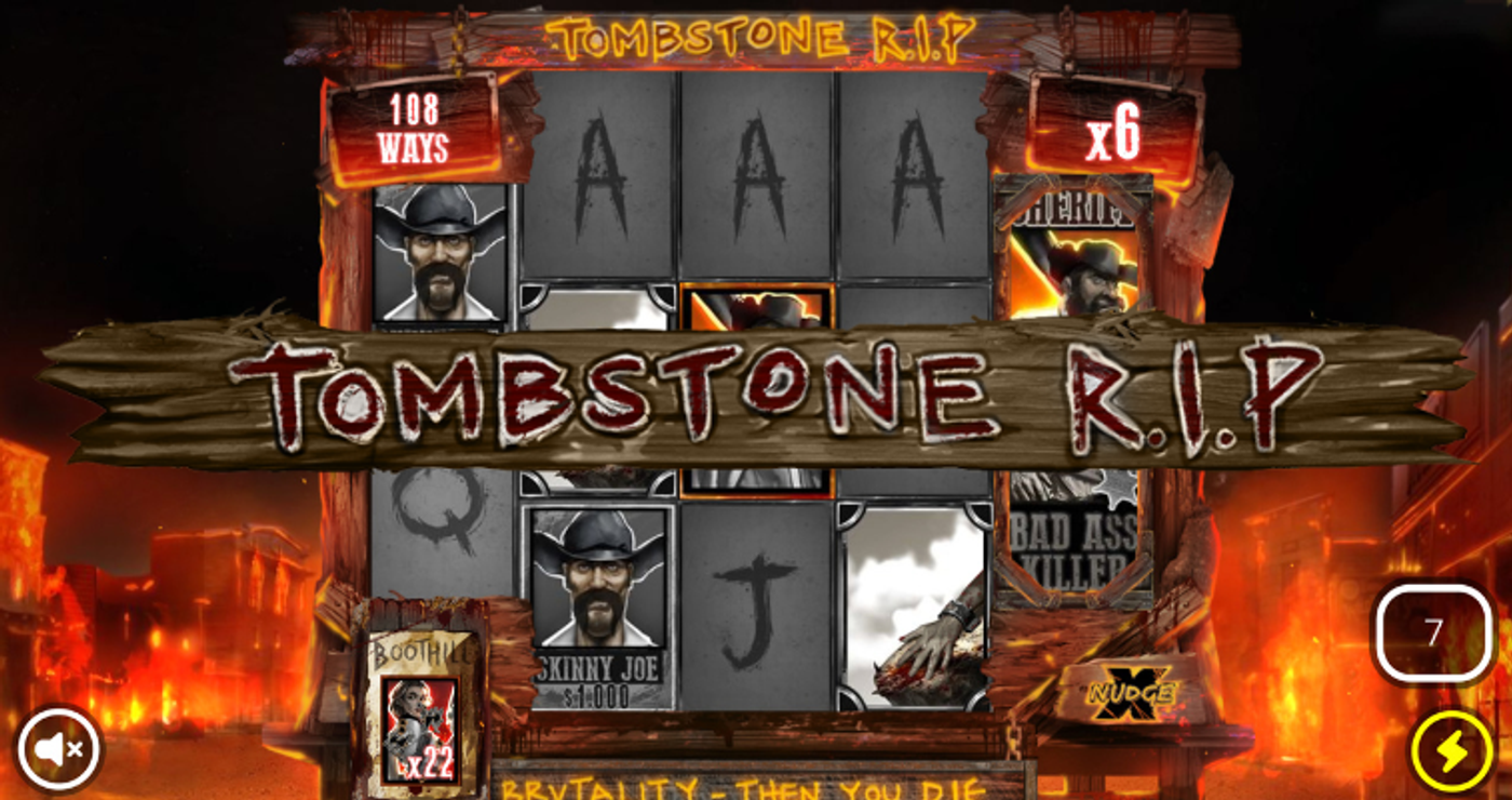 Tombstone R.I.Pスロットレビュー：最大配当300,000x
