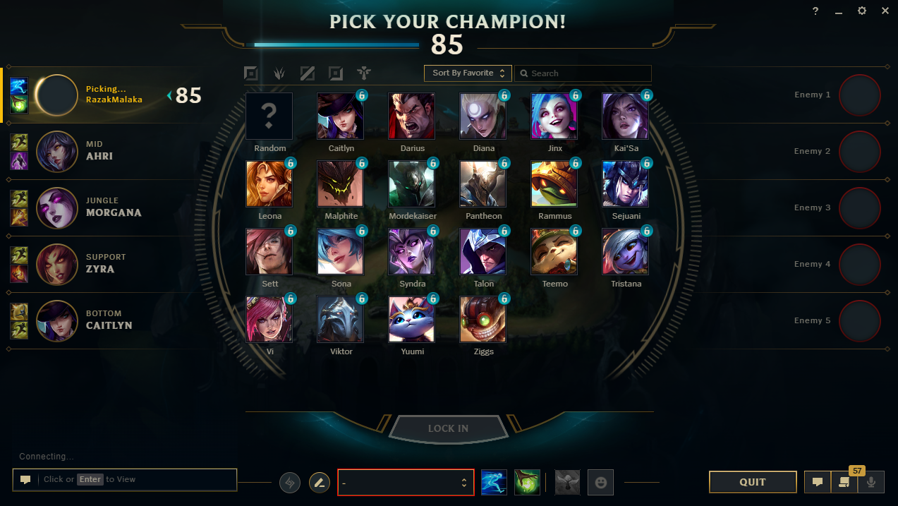 チャンピオンのピックとバンを示すLeague of Legendsのドラフトフェーズ、Flush Sportsbook