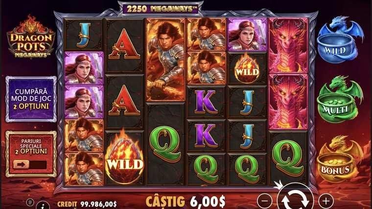 Dragon Pots Megaways free spins completed with Ante Bet active