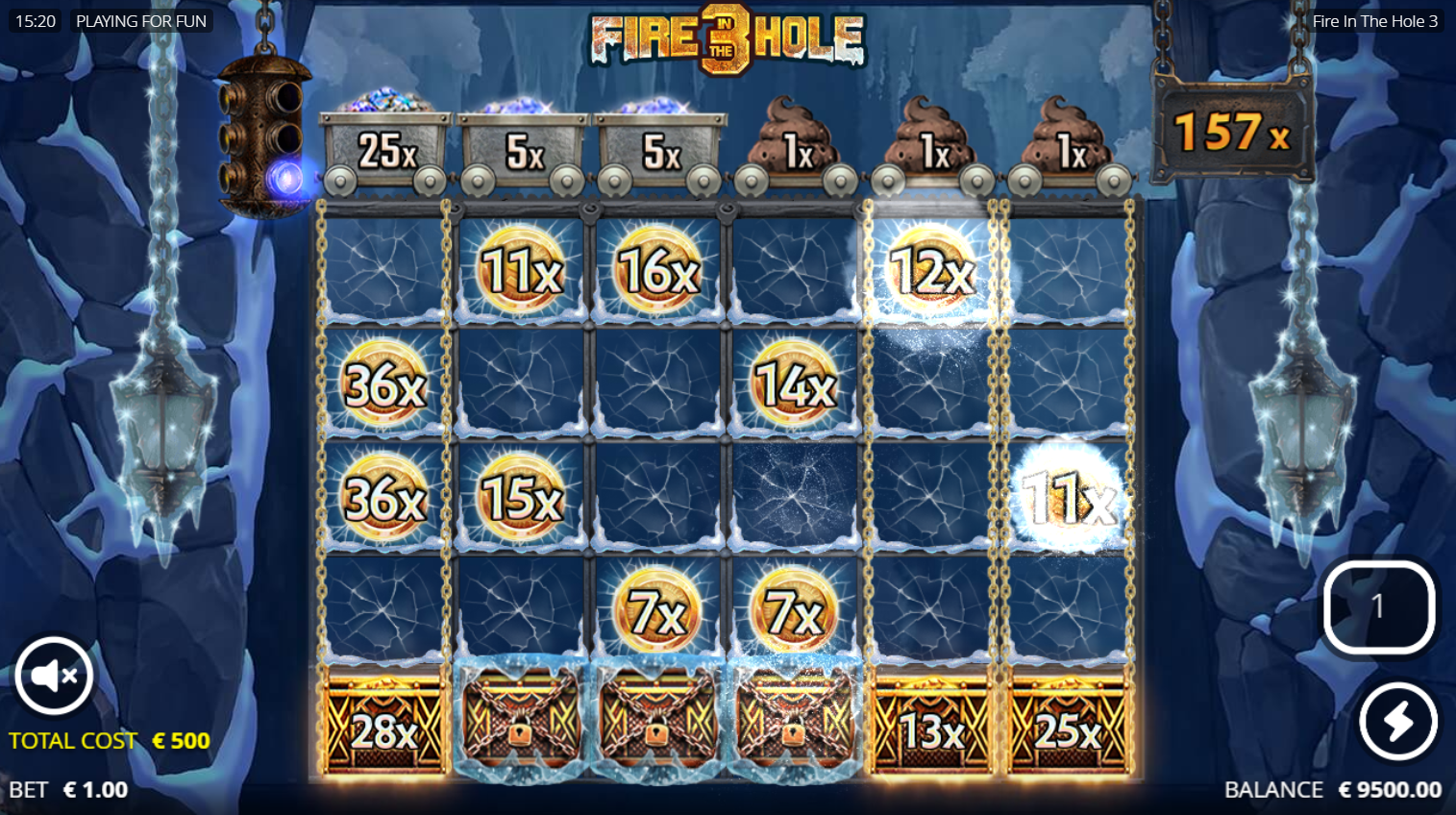 Nolimit CityのFire in the Hole 3スロット:さまざまな倍率が登場するLucky Wagon Spins機能 - Flush