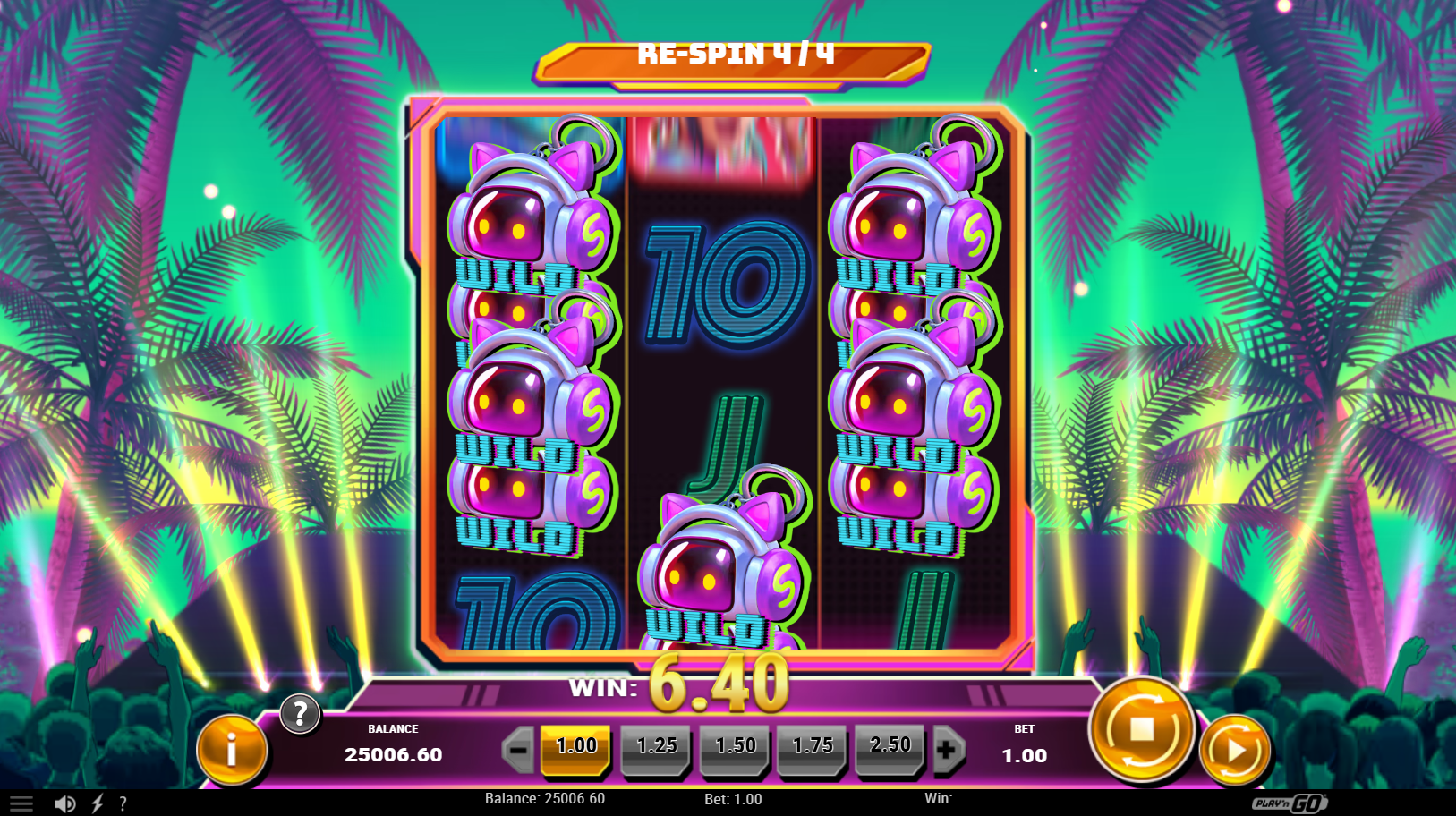 Spinnin' Records Raving Reels 레벨 2 Tropic 와일드 리스핀 - Play'n go - Flush Casino & Sportsbook