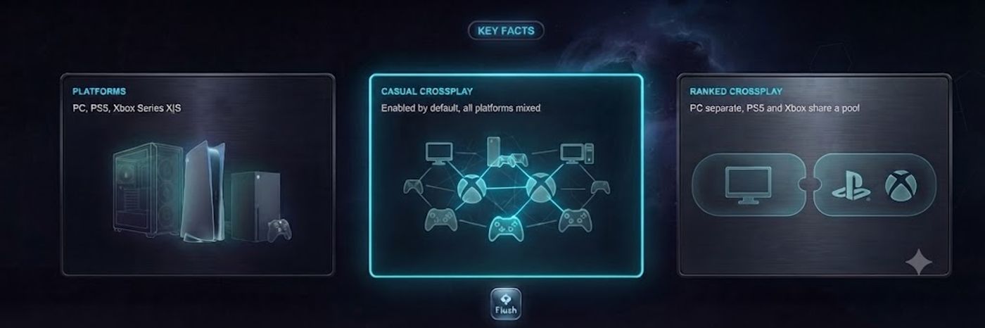 Marvel Rivals crossplay key facts: platforms, casual and ranked pool rules, cross-progression 