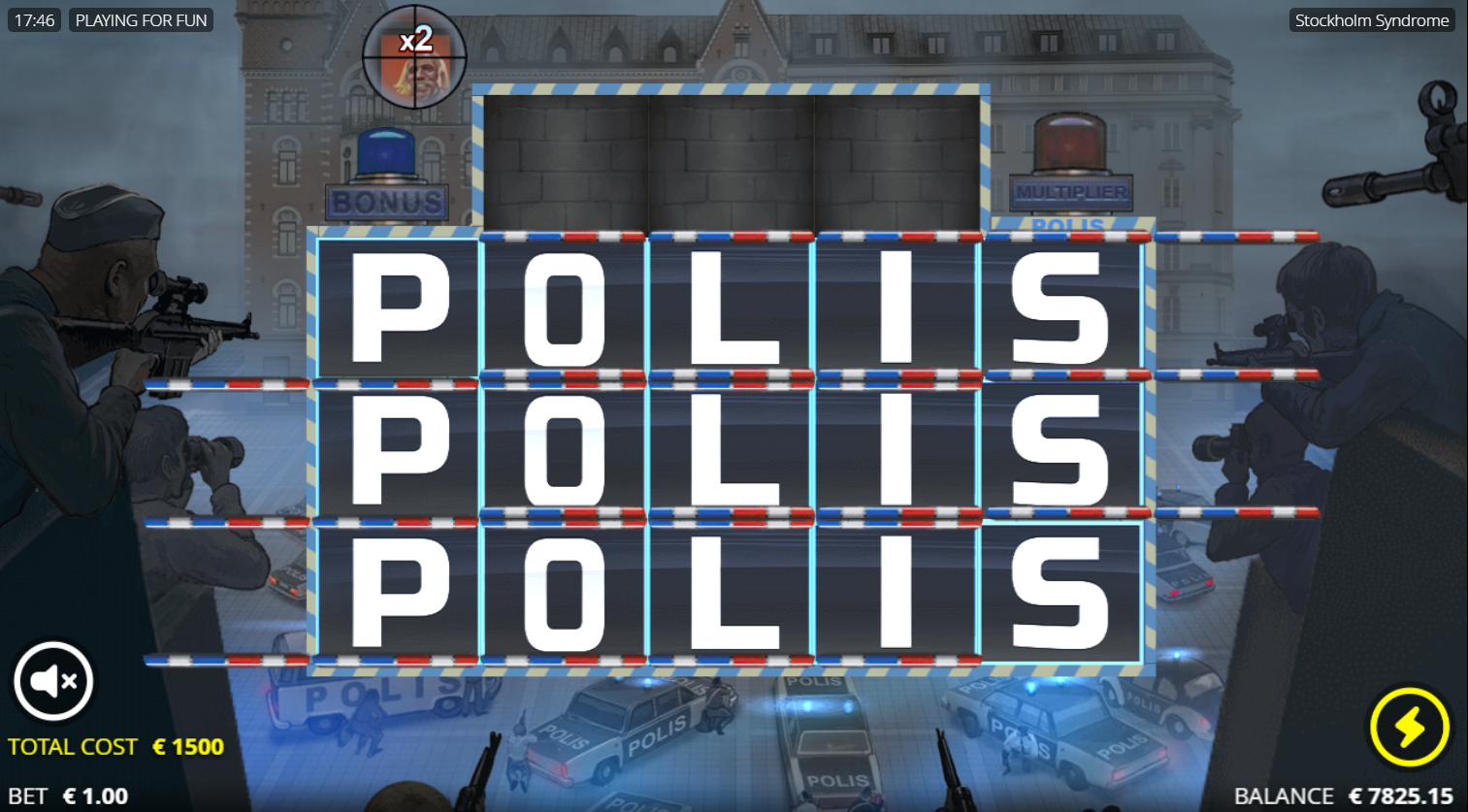 Stockholm Syndromeスロット - Polis、SOS、Piss機能 - Nolimit City -Flush