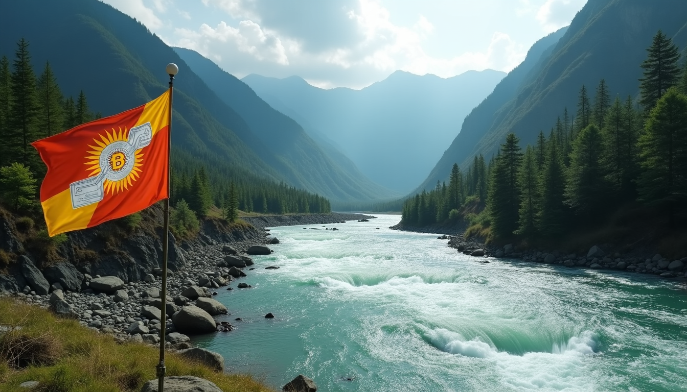 Bhutan's massive river symbolizes its hydro power infrastructure for Bitcoin mining – Bitcoin Strategic Reserve - Flush
