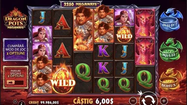 Dragon Pots Megaways Free spins active: 10 spins awarded with the Multi and Bonus pots lit