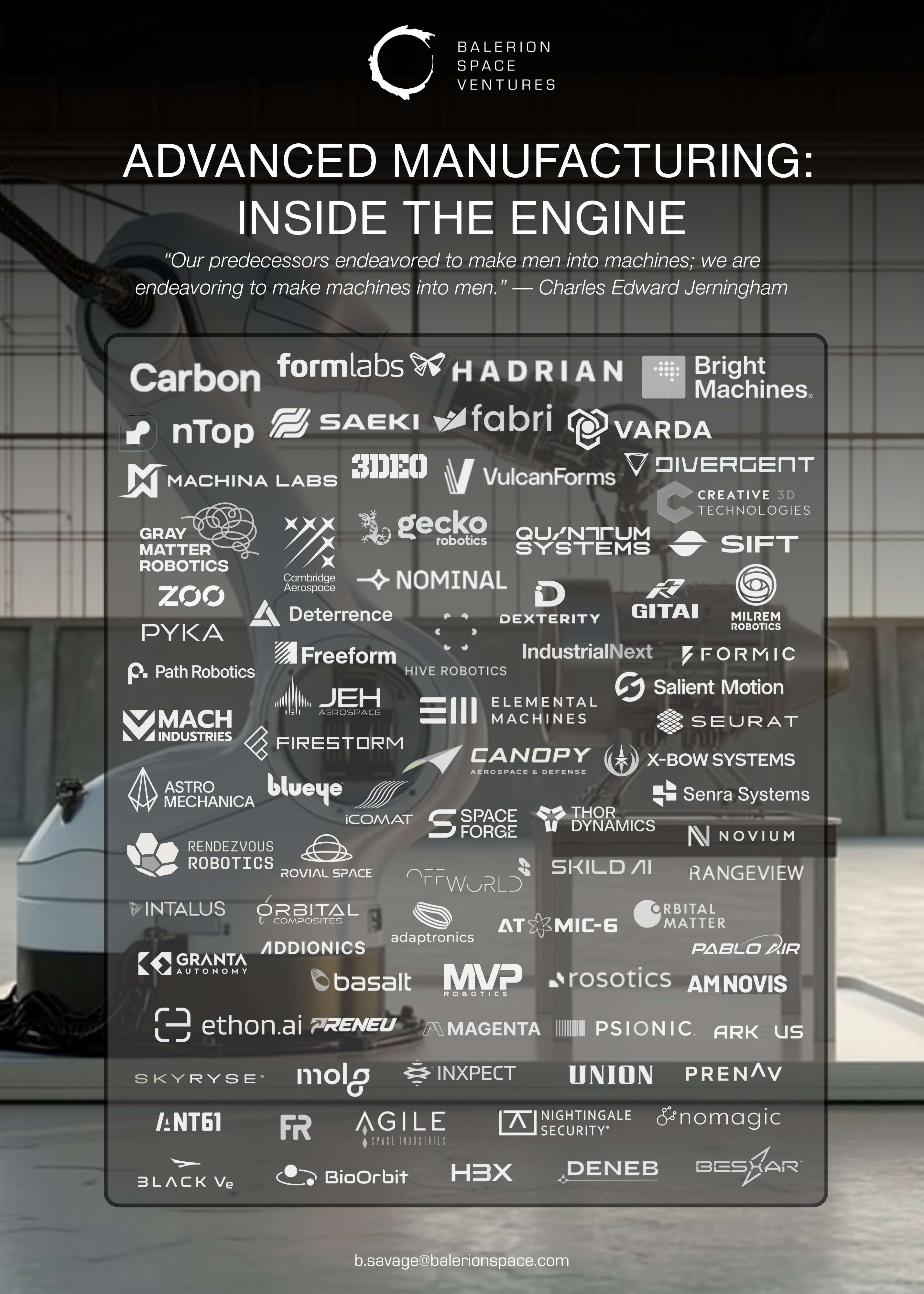  Advanced Manufacturing Landscape