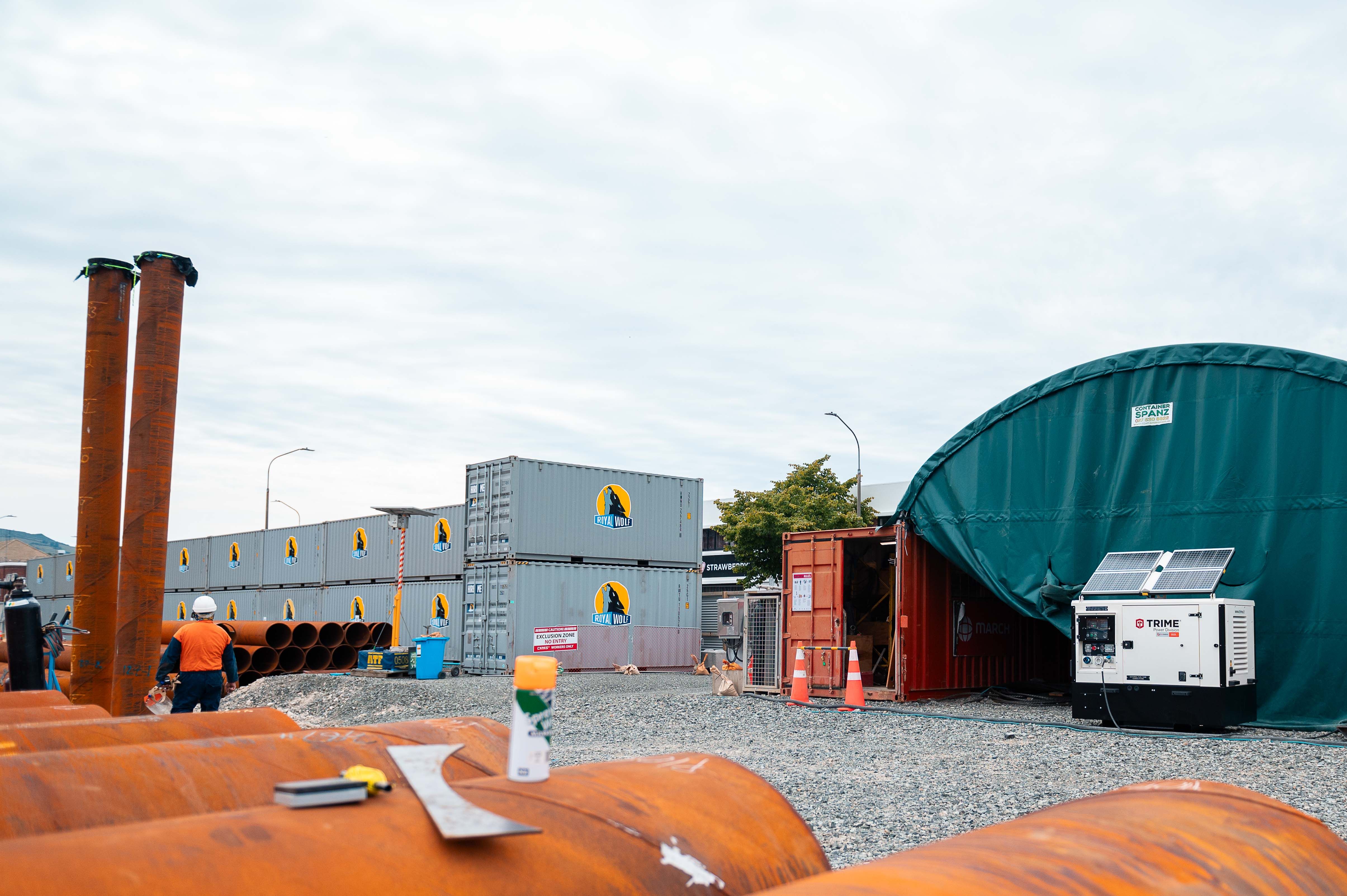 Trime Hybrid solar generator in action in New Zealand