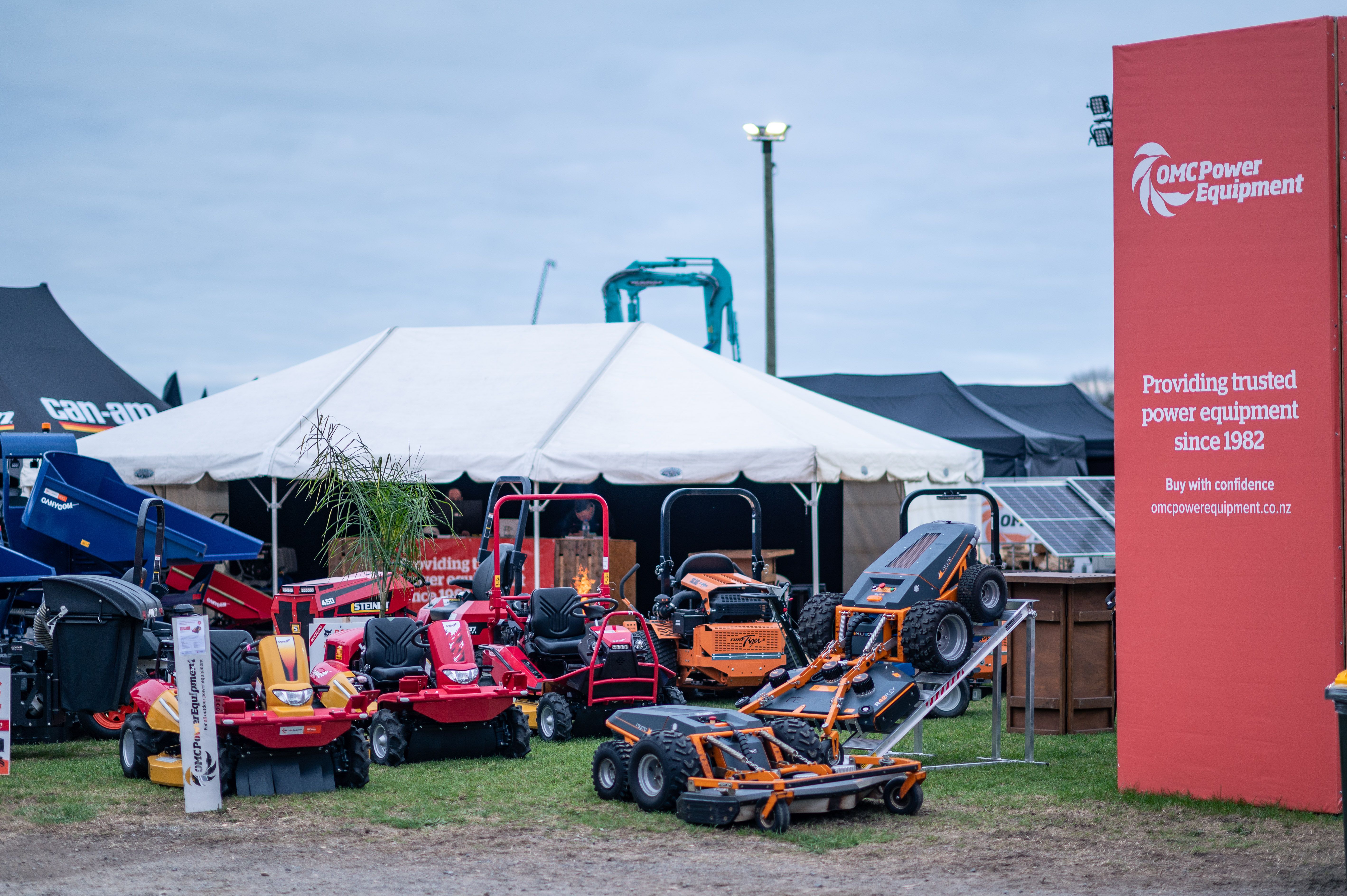 OMC Power Equipment at Fieldays
