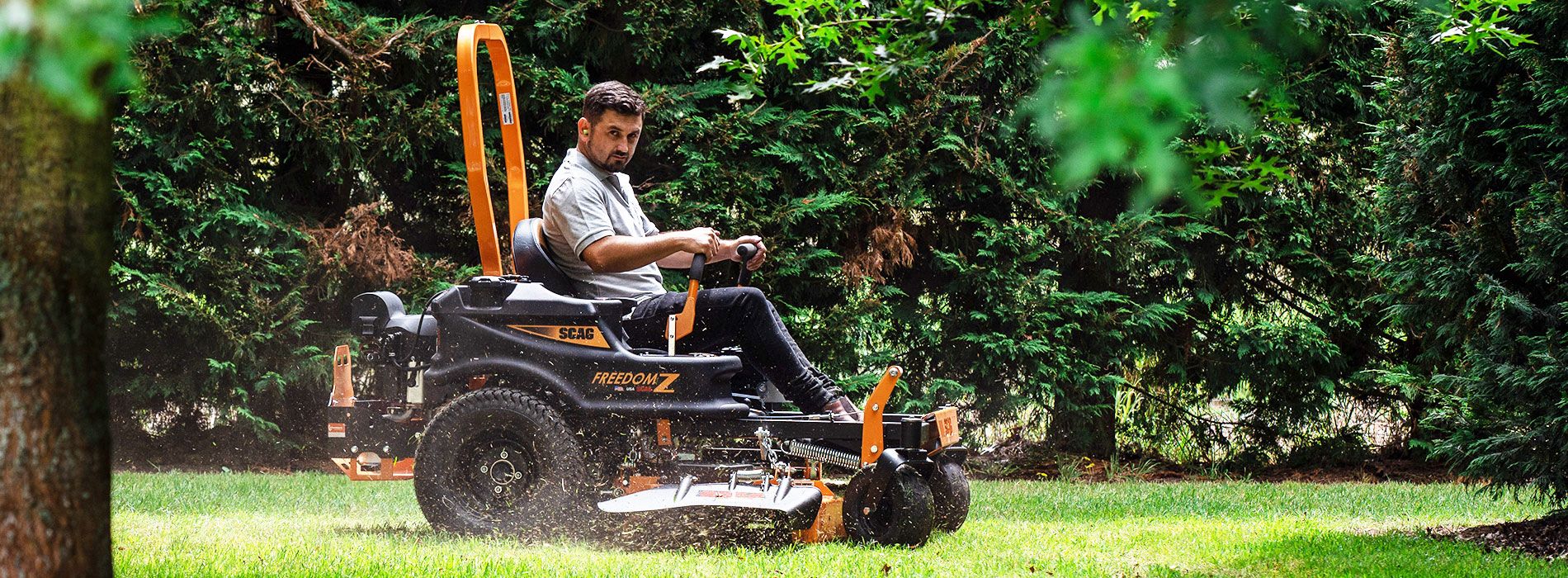 Scag Freedom Zero Turn Mower » OMC Power Equipment