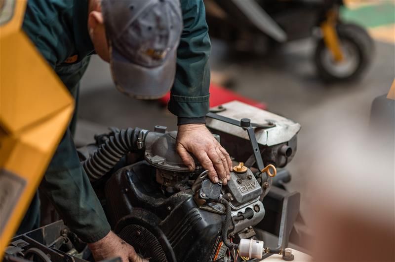 Mower maintenance