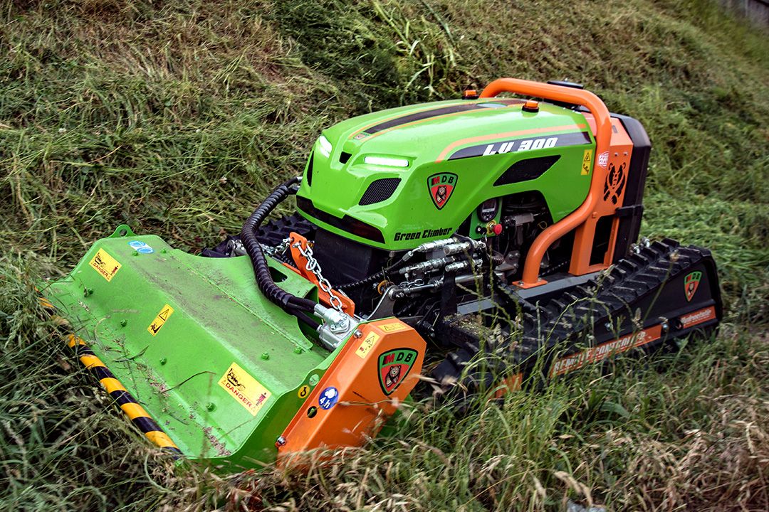 Green discount climber mower