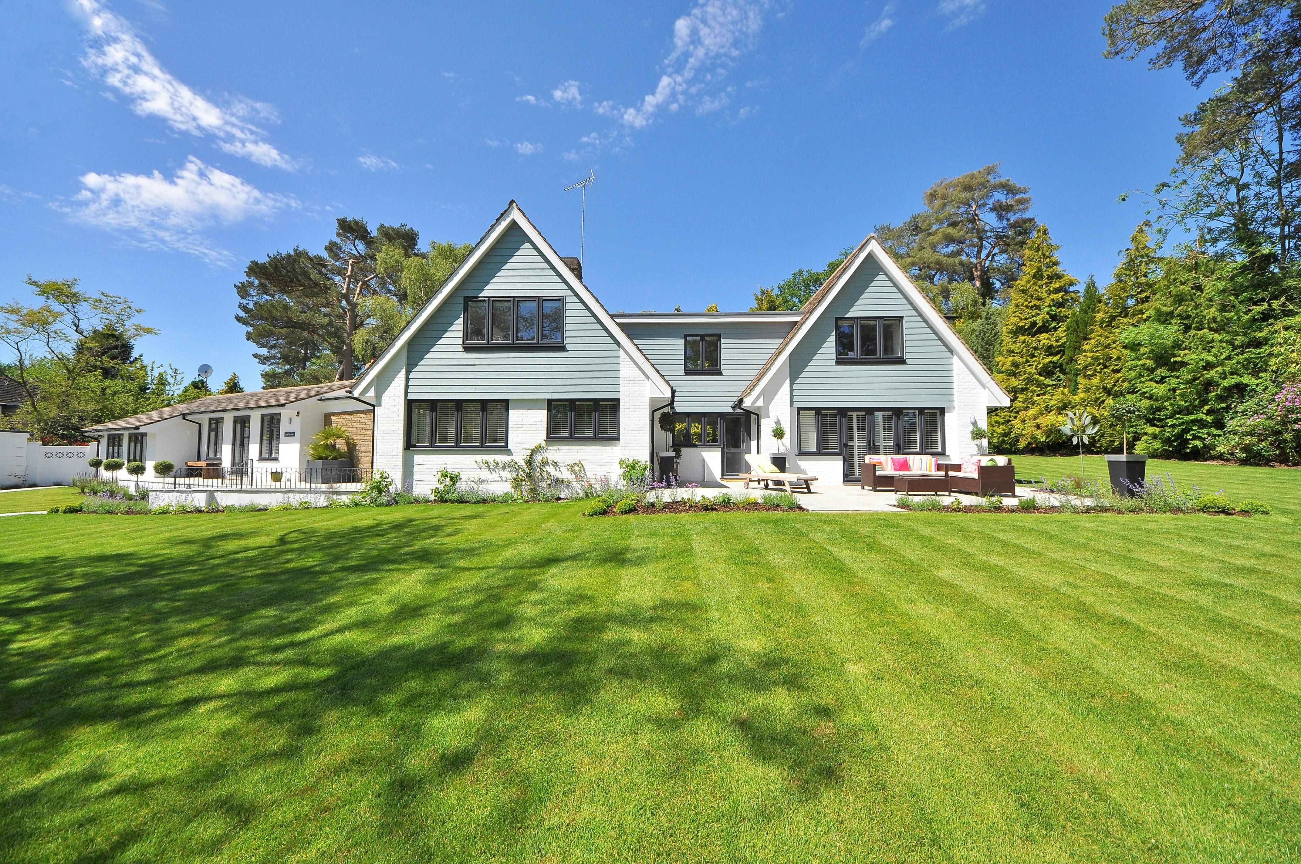 Manicured lawn