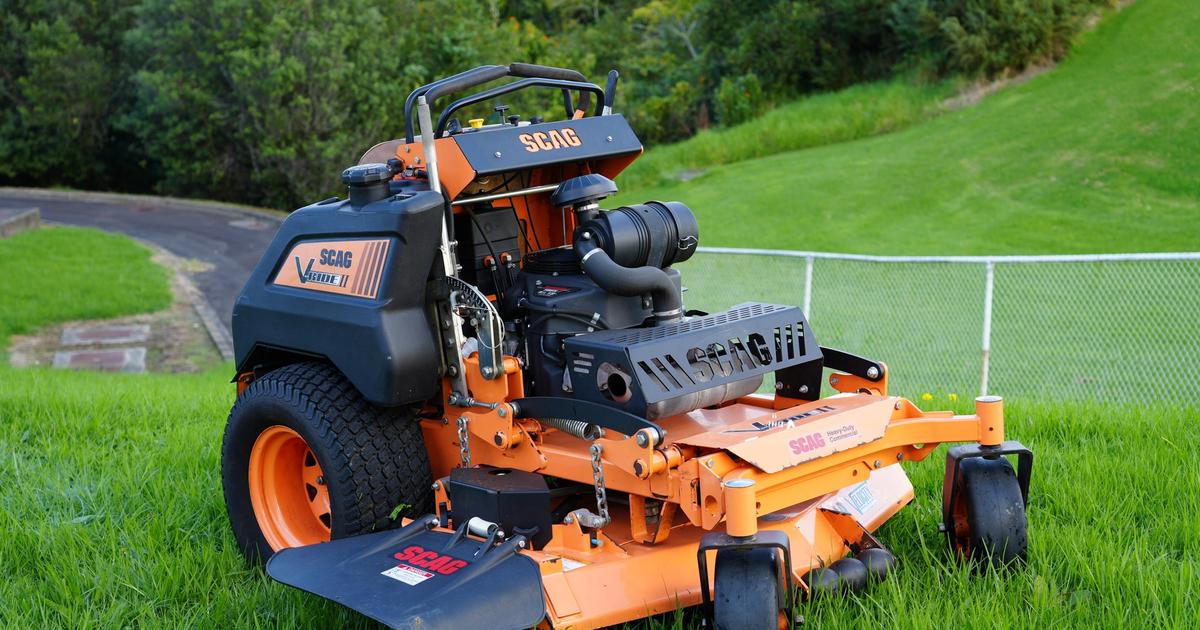 Pre-Owned Scag V-Ride 48” Stand On Mower » OMC Power Equipment