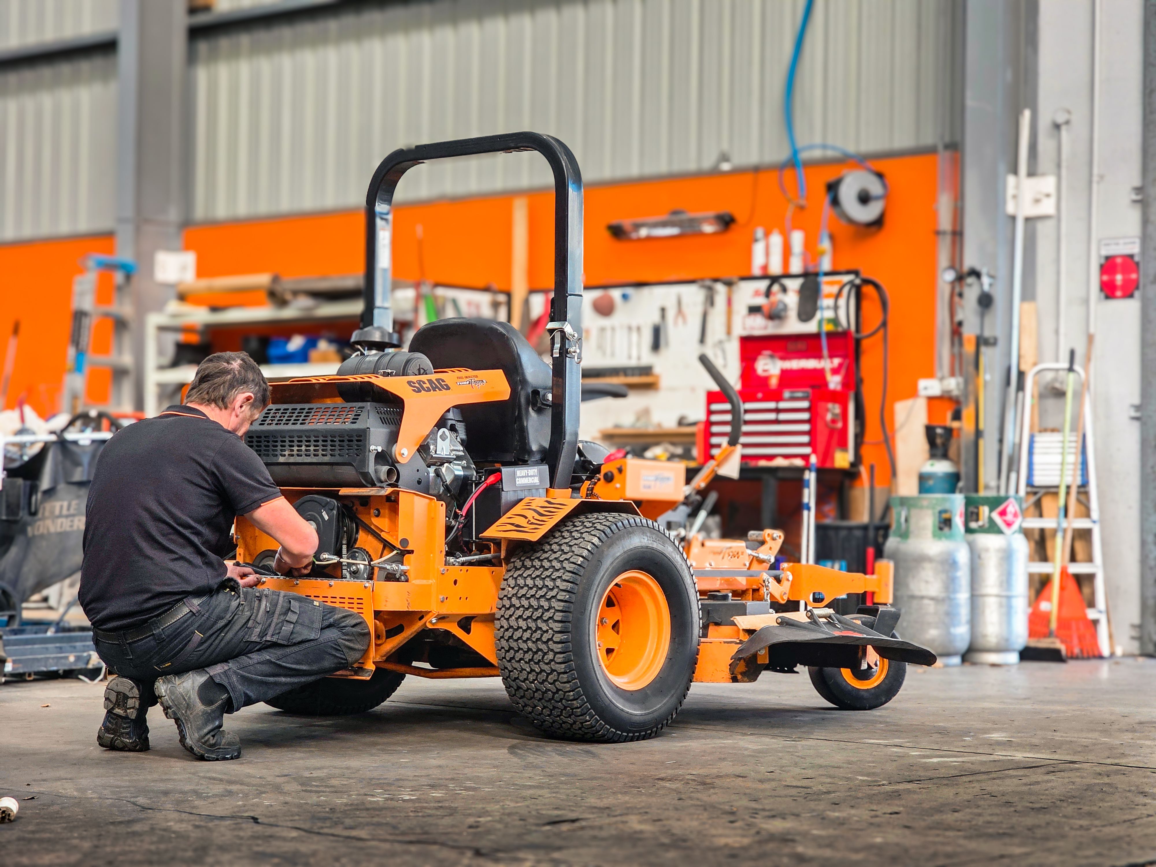 Mower Cleaning