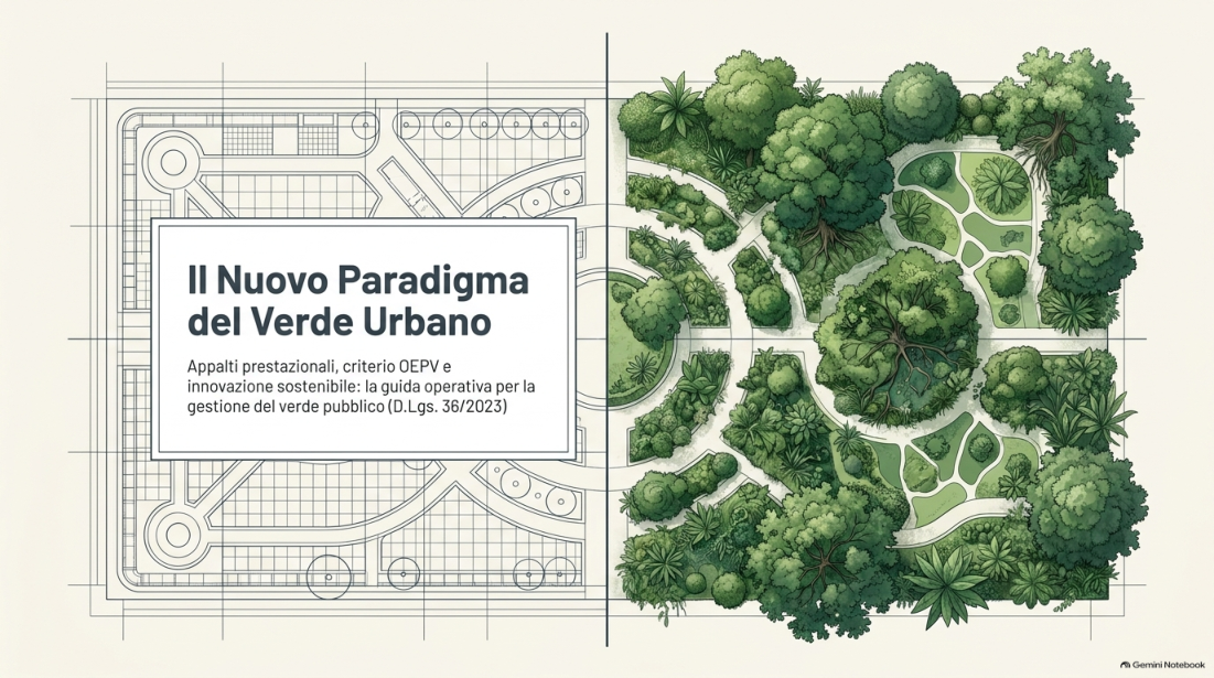 Dal progetto tecnico al verde urbano: il nuovo modello degli appalti prestazionali