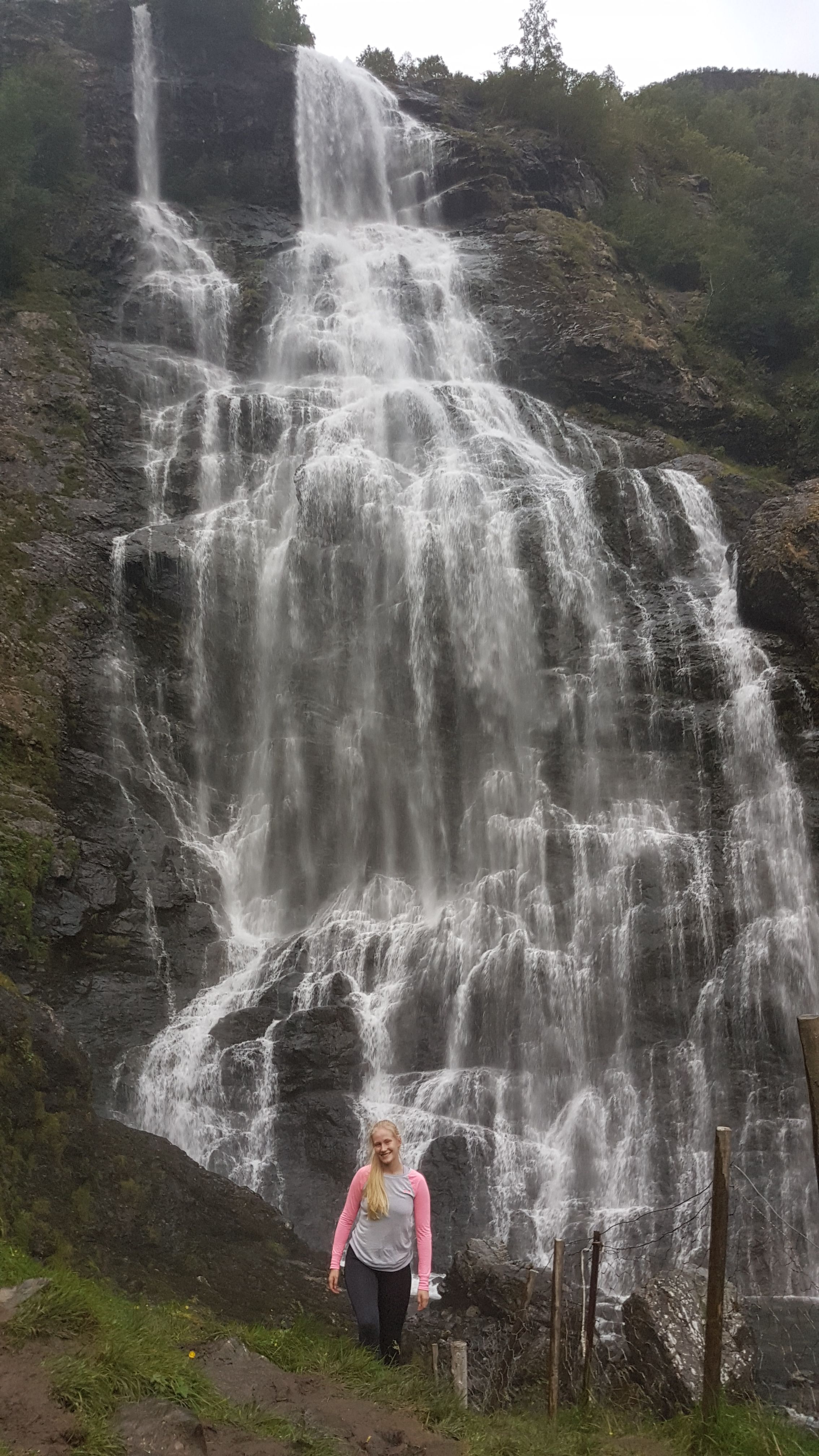 Brekkefossen Waterfall
