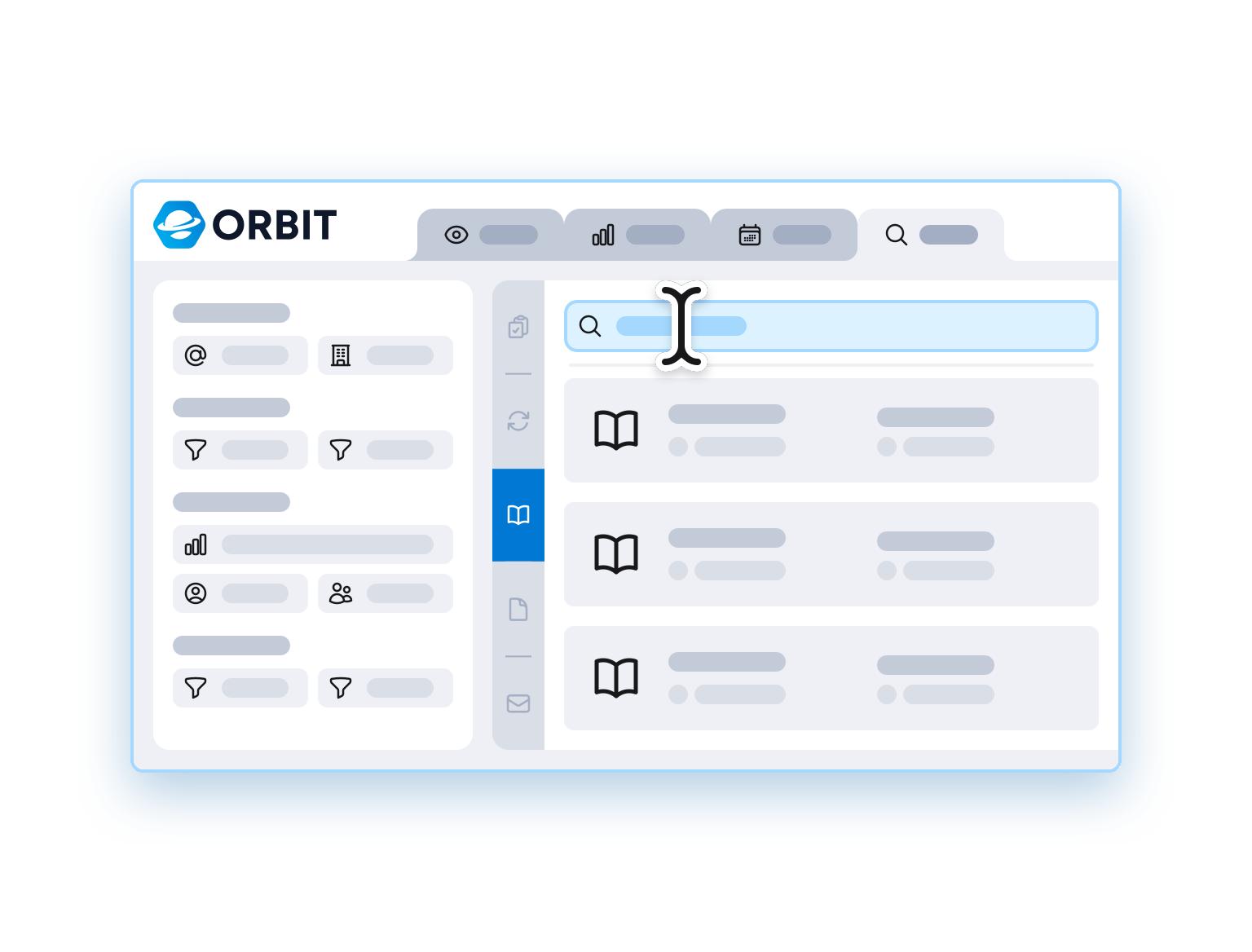 CV & Reference Management tool for proposals - Orbit Online