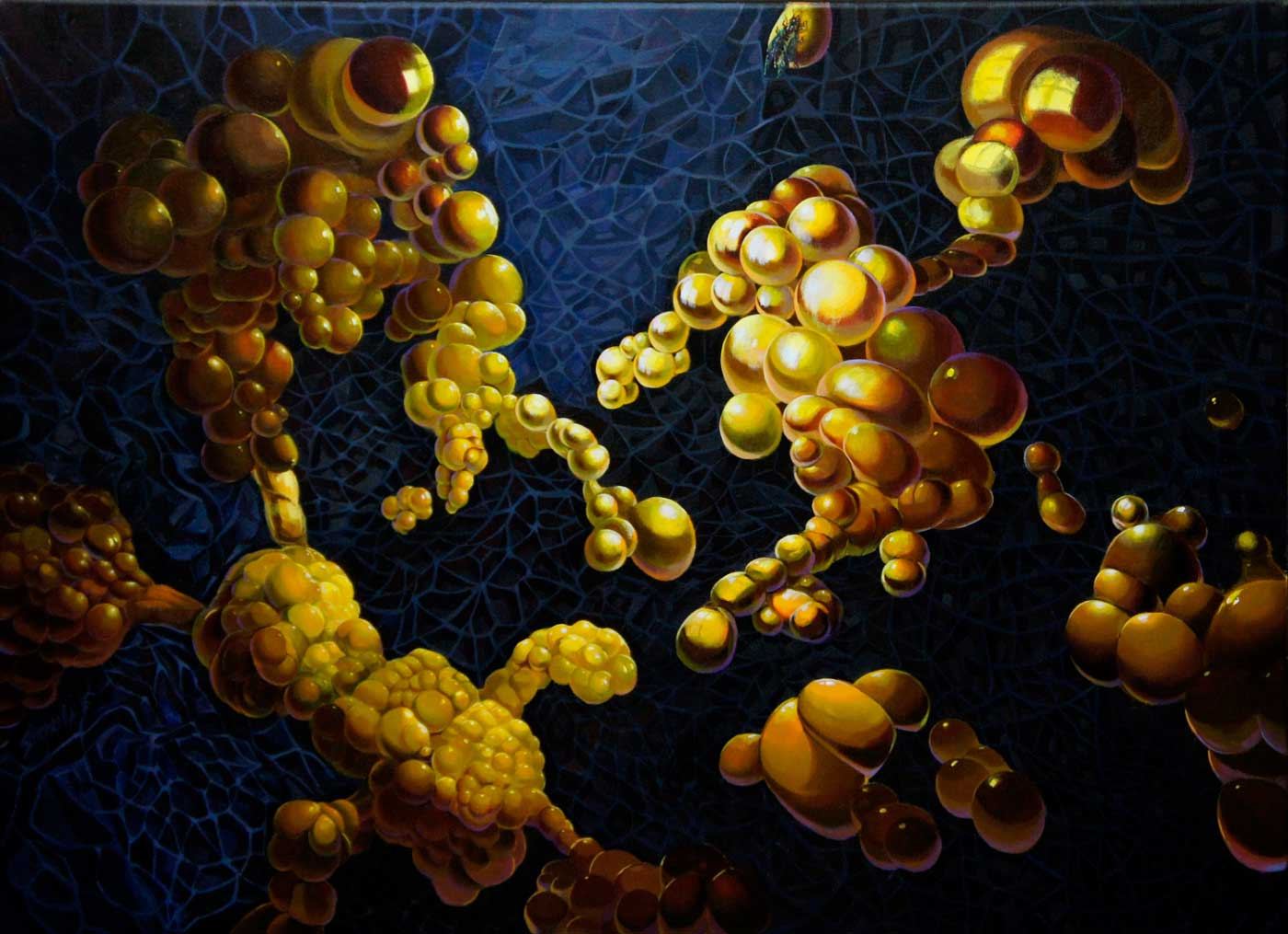 Space Honey — 2016, Acrylic on Canvas, 65x90