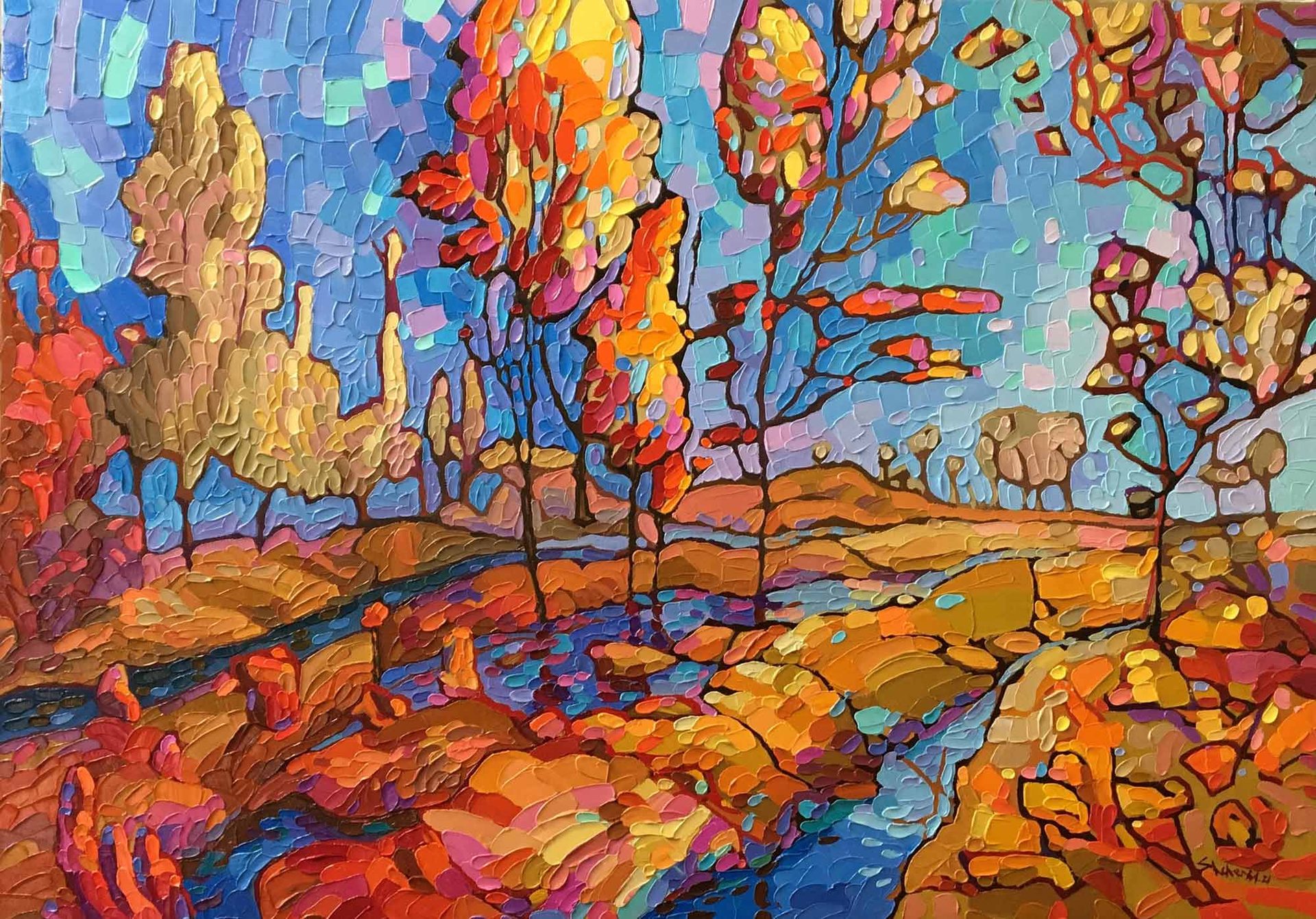 Altınlı — 50 x 70 cm, Oil on Canvas, 2021