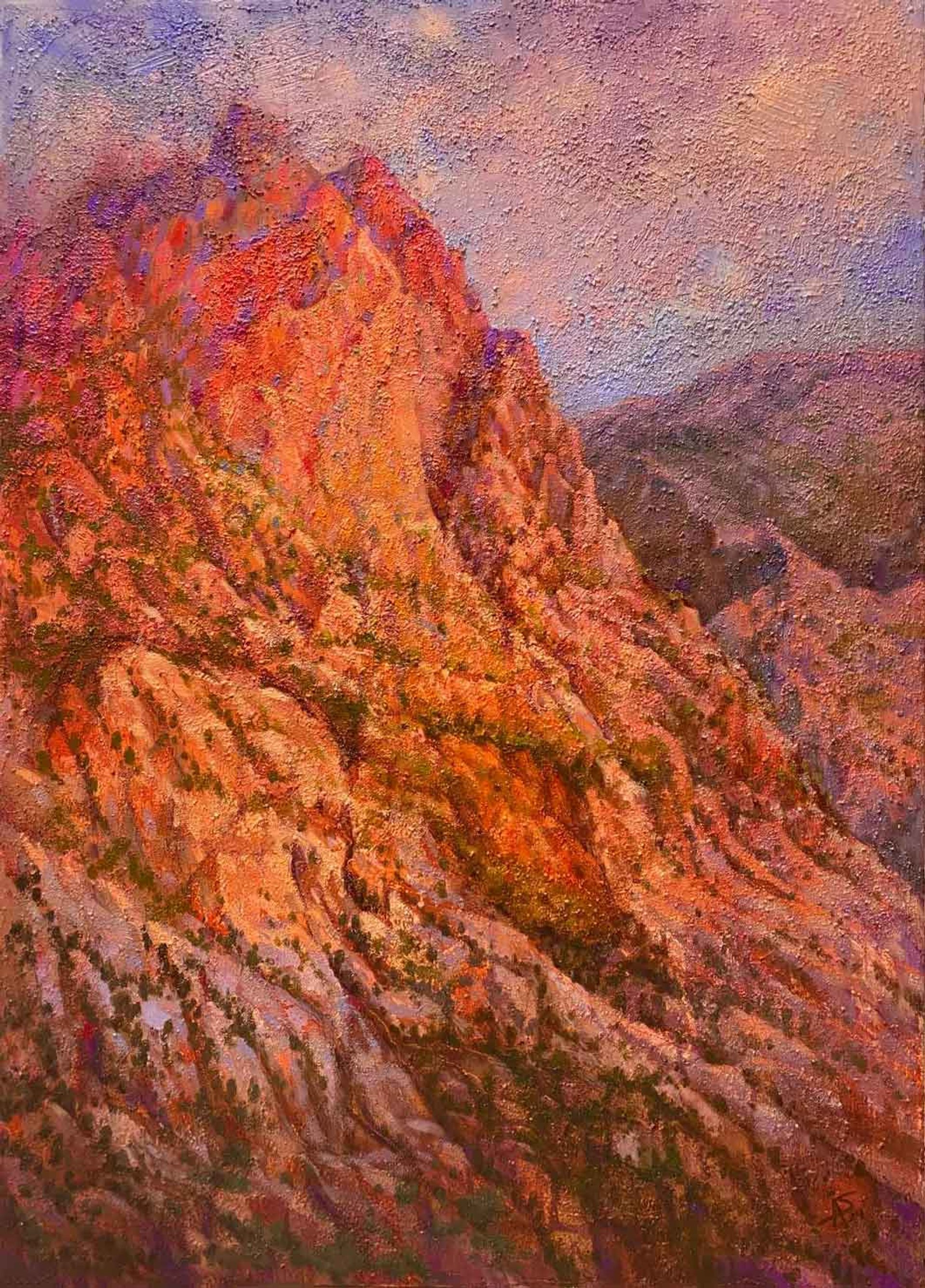 Kotor Körfezi — 70 x 50 cm, acrylic on canvas, 2024