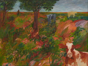 A Cow In The Garden