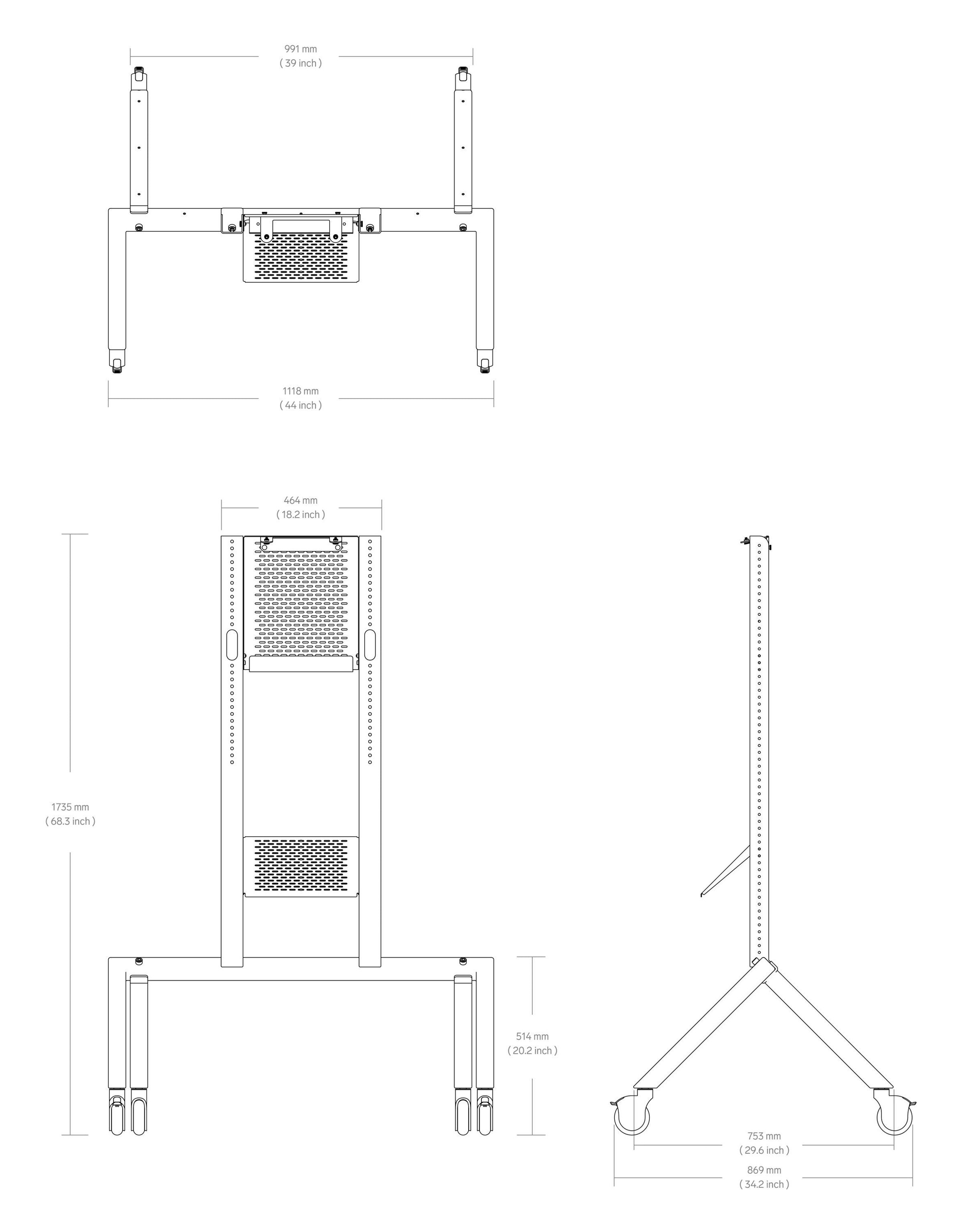 Product technical drawing