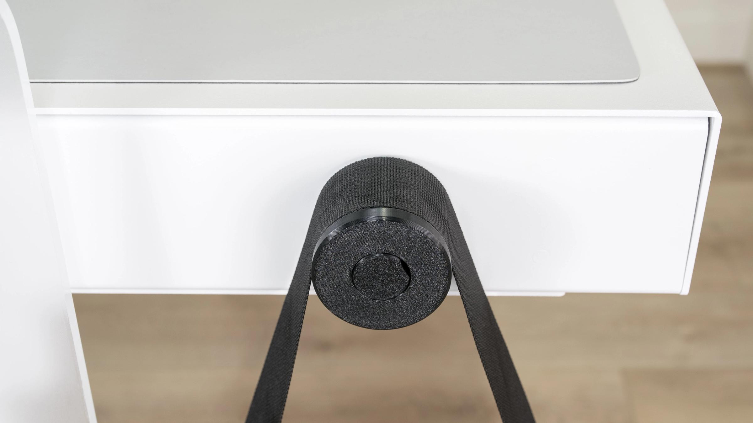 Accessible, ambidextrous mounting