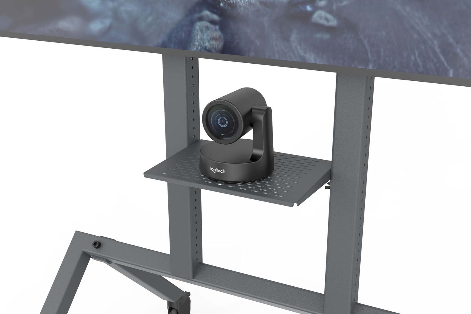 Centered 1/4"-20 mount for PTZ cameras.