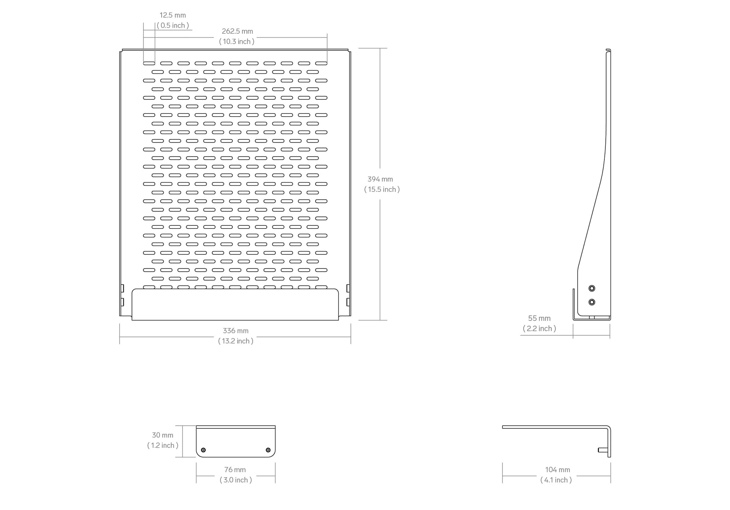 Product technical drawing