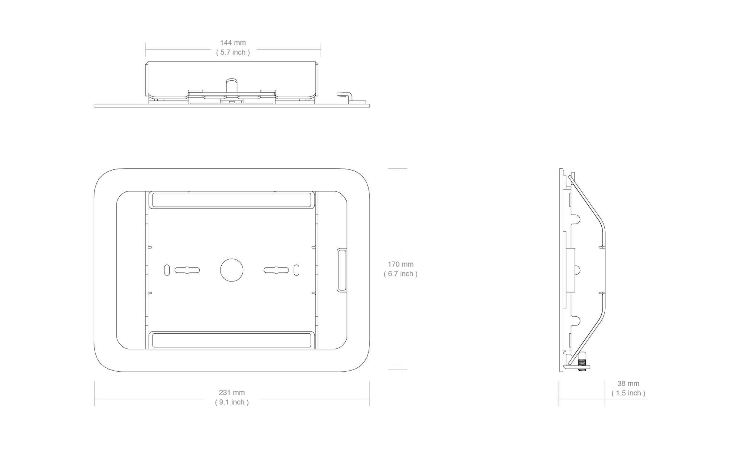 Product technical drawing