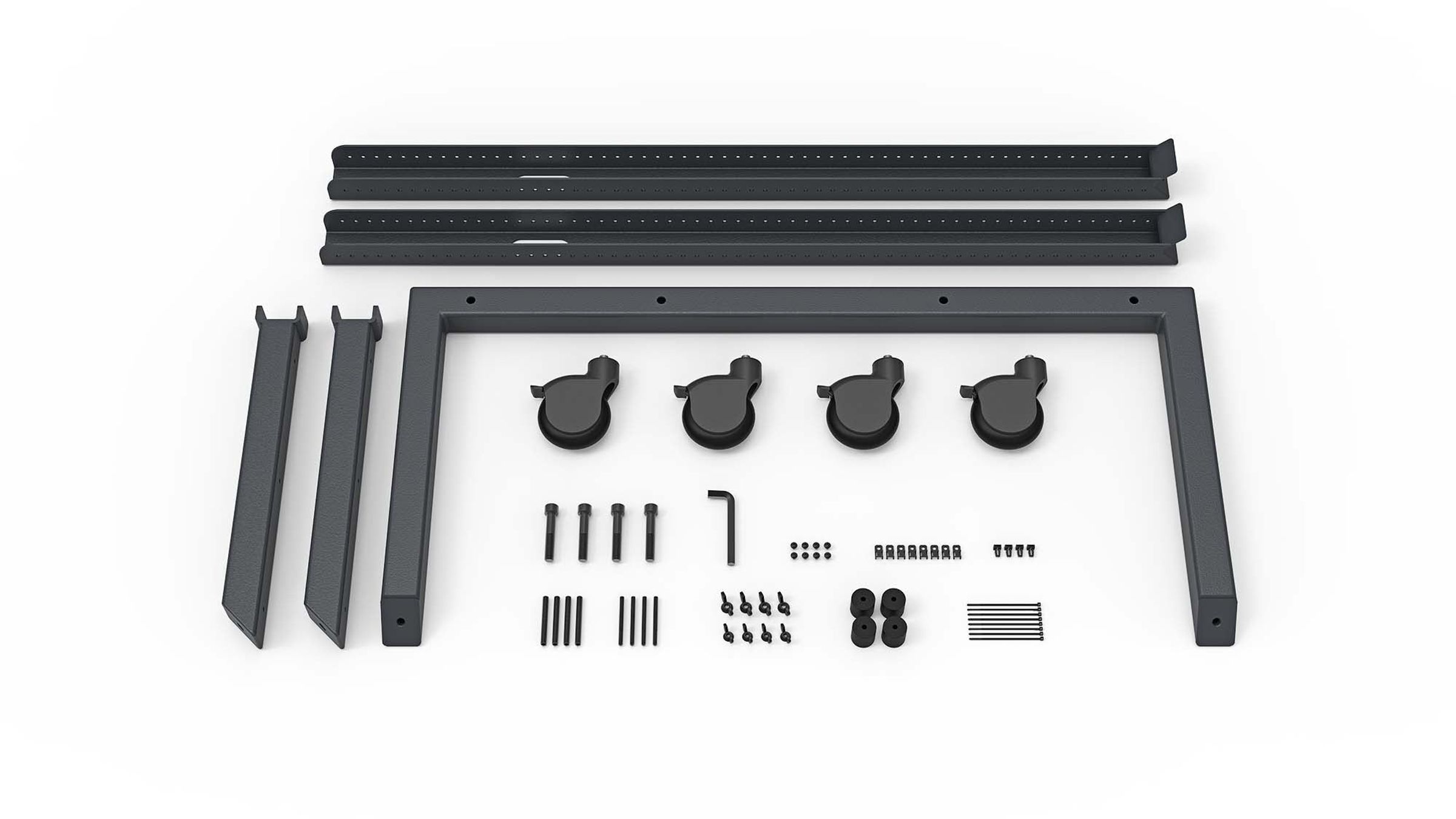 Heckler AV Cart main structure
Casters
Display Mounting Hardware
Assembly tools
