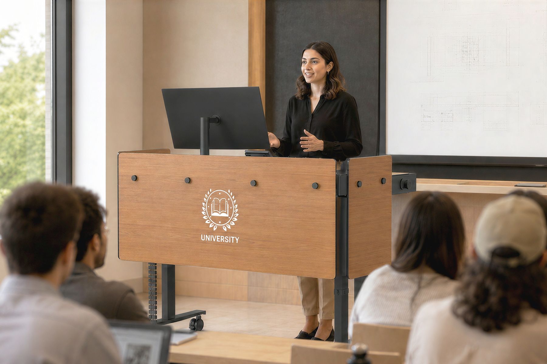 Larger teaching environment used as placeholder imagery for Lectern 6U.
