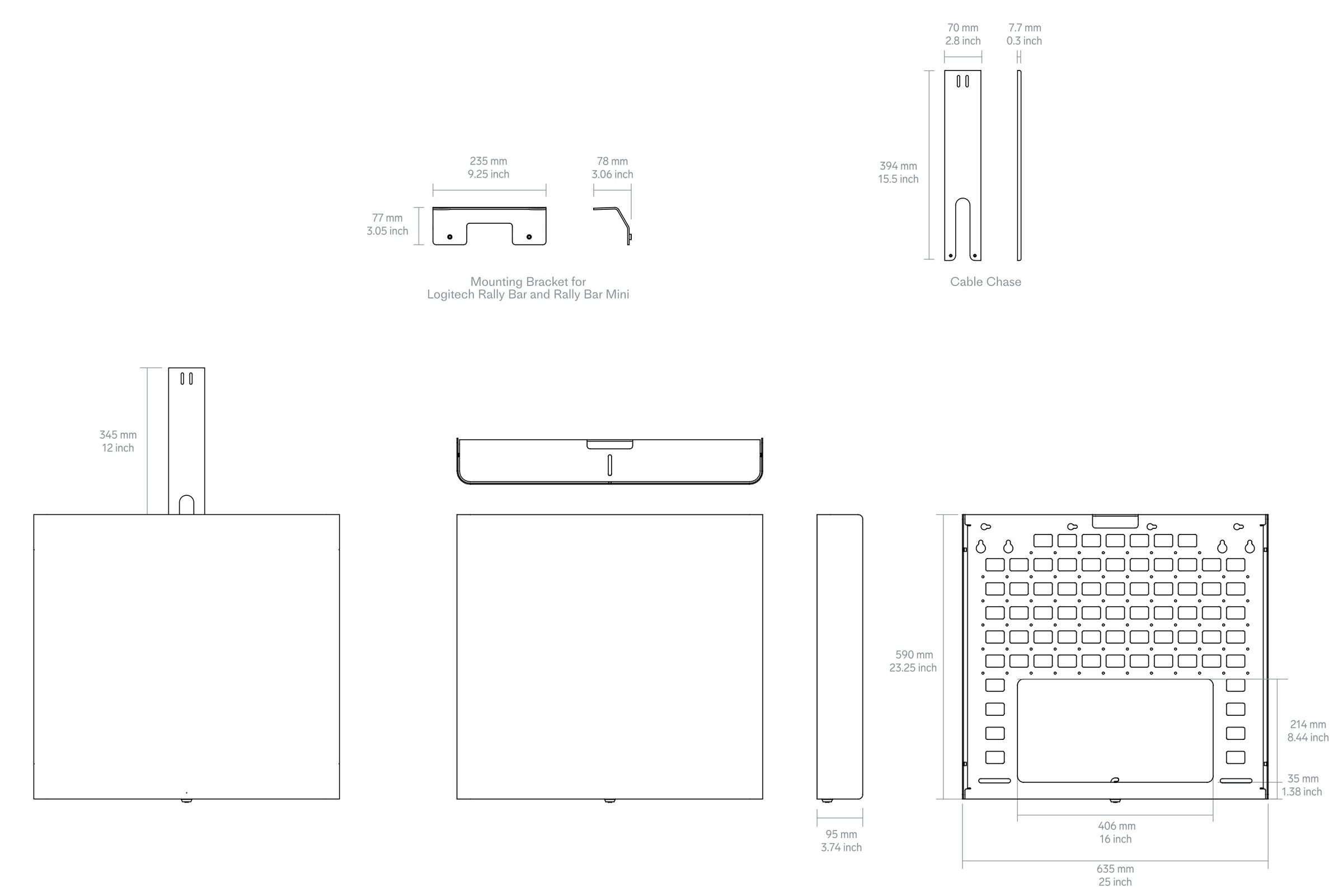 Product technical drawing