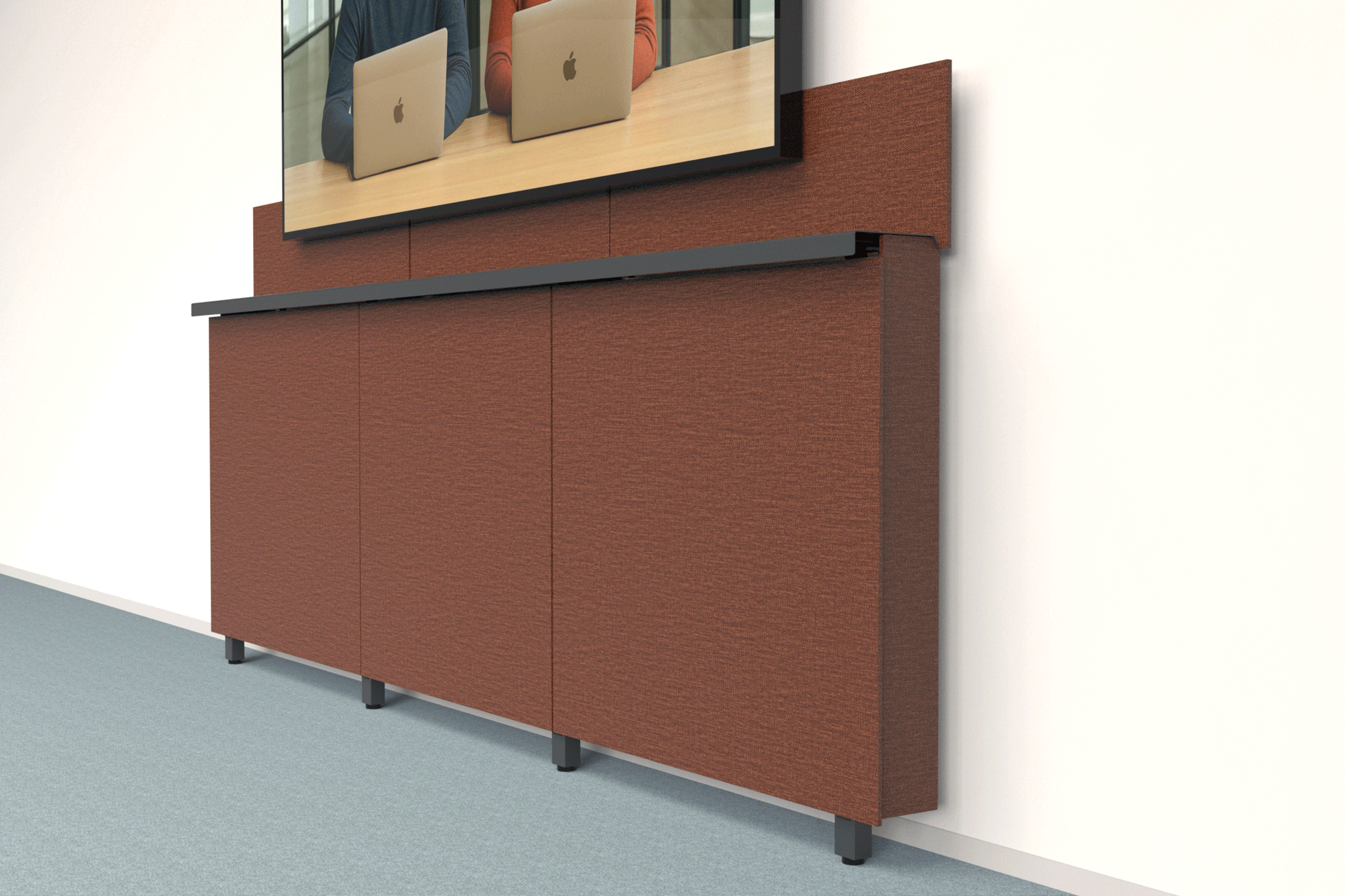 Panels that install cleanly and open effortlessly.