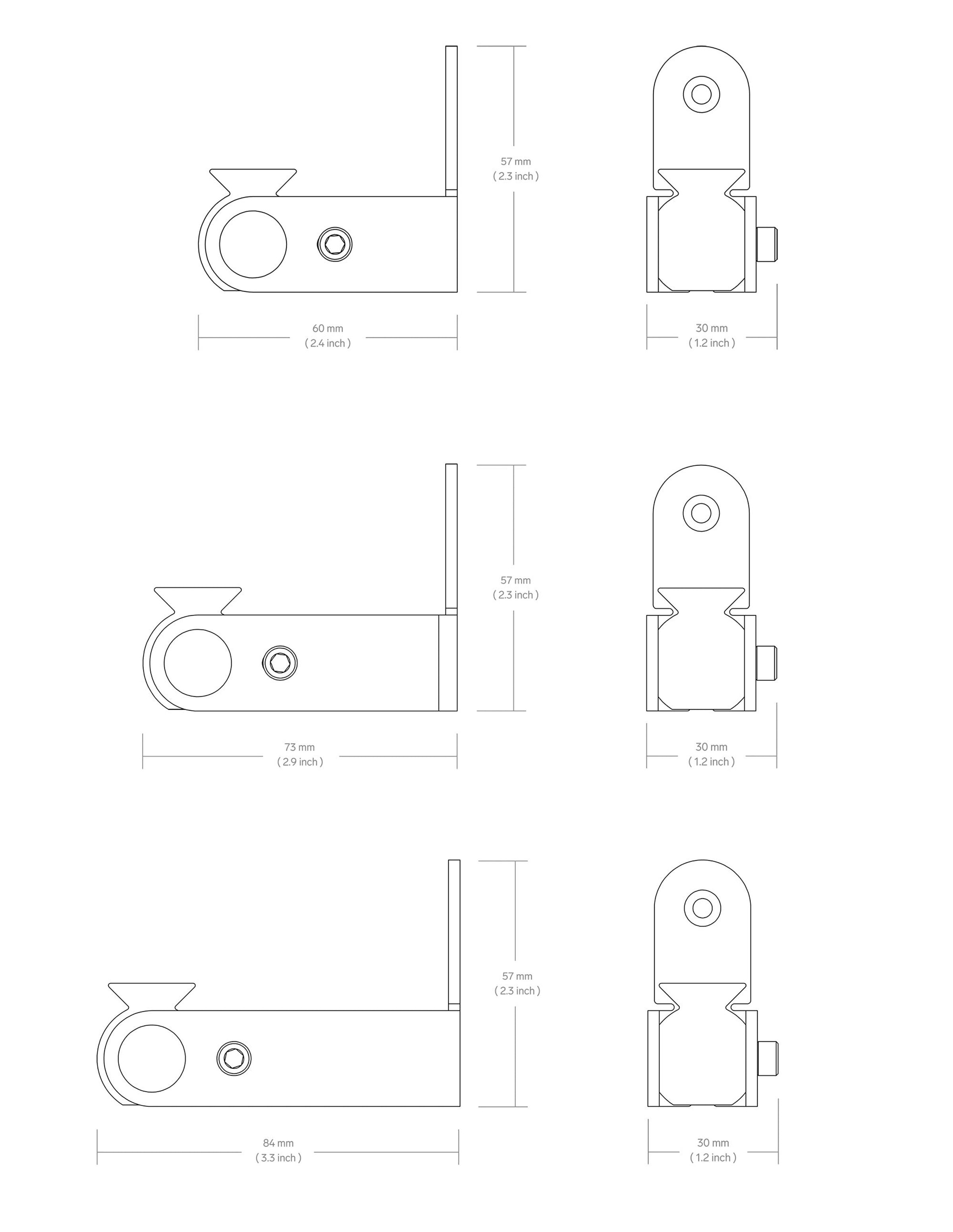 Product technical drawing
